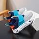 Children's shoes, boys' sneakers, breathable mesh, summer new style 2025 fashionable and versatile set of girls' running shoes LYL9765A gray and blue moon double net 37 shoe length 23.5cm