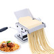 Shandong Longkou brand household manual noodle machine small hand-operated noodle machine with anti-counterfeiting dough WZY electric model DMT-10A two knives with pallet and gift bag
