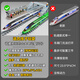 Train toy with track alloy extra large remote control high speed rail toy train children's Fuxing EMU model with straight track total length about 1.2 meters
