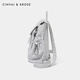 Официальный веб -сайт Cinvaikrose Small C/K Niche Design School Bag Women's 2025 Новый легкий рюкзак рюкзак Rucksack Белый клет
