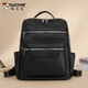 Spechts Rucksack Frauen Rucksack Frauen 2025 Chinesischer Chinesisch Valentinstag Rucksack im Outdoor -Rucksack Frauen European und American Retro PU Single und doppelte Schulterschwarz