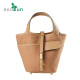 Changsun Johnson [18 Canasta de vegetales de lona] Damas de moda Color sólido Bolso Bolso Mini Blue Black-Gold