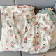 
Shiganu 2025 new summer women's pajamas three-piece set pudding dog short-sleeved home clothes large size cute couple outfit Spring Qixi Festival Yunduo Cotton-J9901# Paradise Puppy Three-piece Set M [Suggestion 75-100Jin [Jin equals 0.5 kg]]