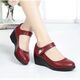 [Direktverkäufe vom Hersteller] NEUER SOMME SOUT SOUT SOLE Anti-Rutsch-Ferse mittleren und älteren Einzelschuhe Qualität CSPH Soft Leder Single Schuhe JD Black 38