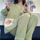 桑琴睡衣女士春秋季长袖长裤夏天2025年新款甜美可爱秋冬款家居服套装 3882 M :【75-100斤】