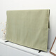 He Jiangong American pastoral small and fresh air TV dust cover 55 inch 5 inch 85 inch LCD TV monitor cover cloth cream white 0 inch [Adaptation: 13578cm]