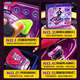 Nébuleuse Baby Children's's Danse Dancing Game Blanket Home Wireless Dancing Machine 7-14 ans Toys Garçons et filles Cadeaux d'anniversaire