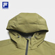 
FILA official couple woven jacket 2025 autumn new fitness outdoor sports windproof and moisture-permeable hooded top