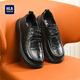 Heilan House (HLA) leather shoes men's business casual genuine leather lace-up commuting men's shoes men's HAAPXM3EBA182 black 42