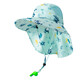 Children's sun protection hat spring and summer new seaside thin big brim breathable fisherman sun hat for boys and girls spring outing sun hat blue