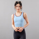 VFU new high-intensity shock-proof sports bra new style yoga vest with chest pad for women Pilates running blue S recommended (85-98Jin Jin equals 0.5kg)