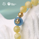 Potala Palace beeswax agate bracelet single circle six-character mantra transfer beads 925 silver female bracelet for girlfriend and mother beeswax agate bracelet