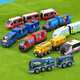 Juguetes para niños trenes vías simulación brillante tren boy tren modelo de riel de alta velocidad Número de armonía de riel ligero rojo paquete de riel ligero rojo