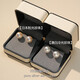 Fever same style pearl earrings 999 sterling silver Shijia earrings 2025 new hot style high-end light luxury round earrings satin cold white light + 999 pure silver 10mm pair one pair