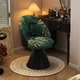 CALVERT Bedroom Light Luxury Makeup Chair Nordic Advanced Makeup Stool Rotating Backrest Dressing Table Stool Home Dressing Stool Chair Sanwei Kui Pattern