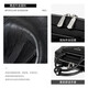 Tianmeiyi women's bag cowhide bowling bag hand grip pleated bag commuter crossbody hand-held shoulder bag birthday gift for girlfriend black