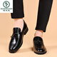 Woodpecker Matte Cost Chaussures en cuir masculin Flat Shine Flat Forme Formelle Point Toed Mariage Casual Wedd