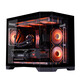 Wanjiagu Yongzhe MINI white (no A-pillar) computer case desktop MATX sea view room 240 integrated water-cooled full-side transparent ITX desktop Dreamer black (MATX motherboard/360 water-cooled position)