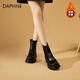 DAPHNE Daphne short boots women's shoes winter Martin boots 2026 new popular spring versatile plus velvet thick-soled Chelsea boots