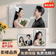 
Rinse photos and send photo frames for wedding photos couples photos customized photo frames crystal placing table wall mount enlargement high-definition photo printing high-end family portrait 10 inches large 20*25cm crystal