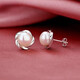 Yingtang Old Phoenix Pearl Earrings Sterling Silver 9999 Freshwater Pearl Earrings New Earrings Mother's Day Gift for Mom Pure Silver Pearl Earrings Lao Fengxiang Same Style 1