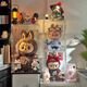 Sailoto labubu display box enamel labubu display box king labubu blind box storage box pendant transparent dustproof extra large labubu storage box