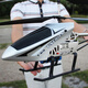 
KYODO helicopter toy aircraft remote control long range 4DRC super large alloy remote control aircraft fall resistant and collision-resistant helicopter B model red four-electric package-three spare batteries