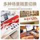 Three-color cat patriotism and love for the party positive energy super large mouse pad ancient style architecture inspirational office simple thickened table pad laptop keyboard anti-slip pad red publicity gift 16763 great journey 80 cm x 30 cm x 4 mm
