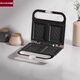 Germany imported double plate sandwich breakfast machine household multi-functional waffle light food machine small bread machine white basic model