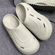 Adidas (adidas) bag-toe slippers men's shoes women's shoes 2025 summer new bobo sandals thick-soled sandals lightweight casual sneakers JR9274 36.5