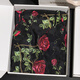 
Da Vinci password pajamas for women 2025 summer new imitation silk jacquard sling nightgown with chest pad home clothes birthday gift box Black gold rose L (100-120Jin [Jin equals 0.5 kg])