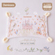 DOMICOCO Children's Pillow 1-3 Years Old Silicone Pillow Baby Pillow 6 Months and Over Baby Pillow Primary School Student Neck Pillow Washable Afternoon Leisure Time-1.5cm Suitable for 0-1 Years Old
