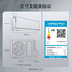 Gree (GREE) 1.5 HP Yunjin third generation new level 1 energy efficiency variable frequency wall-mounted power-saving comfortable wind air conditioner hanging cold outdoor unit KFR-35GW/NhAe1BAj home appliances national subsidy