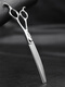 Professional pet grooming fluffy scissors, curved fish bone scissors, curved tooth scissors, curved left-hand tooth scissors 440C natural scissors, curved fluffy scissors (natural scissors) 7-inch ordinary tail nail style