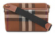 Burberry à carreau à carreaux en tricot en cuir en cuir en cuir en cuir à main le corps crossbody pour les femmes, brun de bouleau foncé, emballage de base (sac + sac à poussière)
