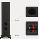 JBL Stage 180 Home Theatre Set Amplificateur Amplificateur complet Set complet 5.1 Channel Living Room Home 7.1 Channel Stéréo Subwoofer Surround Effet Sound Effect Player Subwoofer [High Edition] Stage 180 5.1 Amplificateur Home Set Set