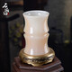 Shifuji Natural Jade Large Stifthalter Retro Dekoration Geschenk Chinesischer Stil Kreativer personalisierter Anpassungsort - Bambus Gelenkflasche Stifthalter B12808
