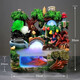 Showcase Wheel Ornamente Kreatives Rockery Fließender Wasserbrunnen Transport