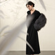 Trois couleurs 2025 Hiver Nouveau style Nouveau design de robe à col en V chinois