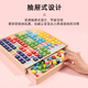 Ywzr Kinder -Zahlenerkennungspuzzle Hunderter Nummer Board Mathematik Aufklärungshilfen Addition und Subtraktionsbetrieb Frühes Bildungsentwicklung Spielzeug Magnetic Number Board Aufbewahrungsbeutel + Zählstock