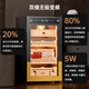Cigarloong (CIGARLOONG) 70C cigar cabinet with constant temperature and humidity, ammonia removal and alcohol cultivation, WiFi remote control, Spanish cedar wood compressor, fingerprint lock, office home cigar cabinet, constant temperature and humidity control, cigar cultivation, classic sober eggplant box, Cuban model