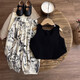 Kindermückenmückenhose für Mädchen für Mädchen im Sommer Dünner Kinder Sommermädchen Sommeranzug 2025 Neue Stil Bloomer BBE-D085 [Beige] 140