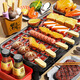 
Xidic mini kitchen kids barbecue grill house kitchen toys girls cooking skewers 3-6th birthday gift