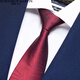 North Martin high-end red wedding zipper tie men's shirt knot-free easy-to-pull lazy high-end Qiji red