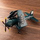 Aviones de hierro de hierro forjado retro adornos de combate Combate Sala de estar en el hogar Gabinete de vinos de la sala de estar Decoraciones hechas a mano 1940 Aeronave de transporte militar de EE. UU. 695