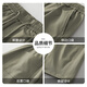 MINISO casual pants men's 2025 new loose-fitting autumn and winter boys' American sports khaki versatile straight pants men's straight casual pants Khaki L /175 (weight 115-135Jin Jin equals 0.5 kg)