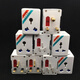 Conversion head 10A three flat round 15A three flat round national standard British conversion socket one to three plug socket 16A three round to 10A three holes