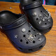OIN adaptierte Lochschuhe Zubehör Schuhblume Crocs Metall Retro Schuhschnallen Accessoires High-End-Schnappscheibe Upper Decorative Kette Retro Metal Schuhdekoration [Schuhe nicht enthalten]