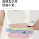 FGHGF sports waist bag running mobile phone bag men and women close-fitting outdoor equipment waterproof invisible mini belt bag black