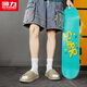 Huili Slippers Men's 2025 Summer New Outdoor Sports Anti-Slip Shoes Sandals Men's Khaki 40-41